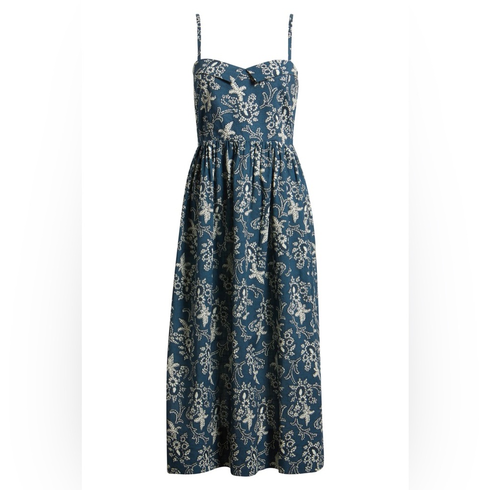 The Verse Cotton Midi Dress by THE GREAT